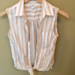 J. Crew Front-Tie Tank